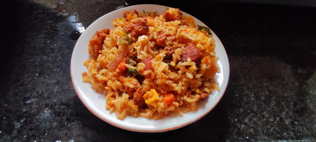 🍗🍚 స్ట్రీట్ స్టైల్ చికెన్ ఫ్రైడ్ రైస్ రెసిపీ